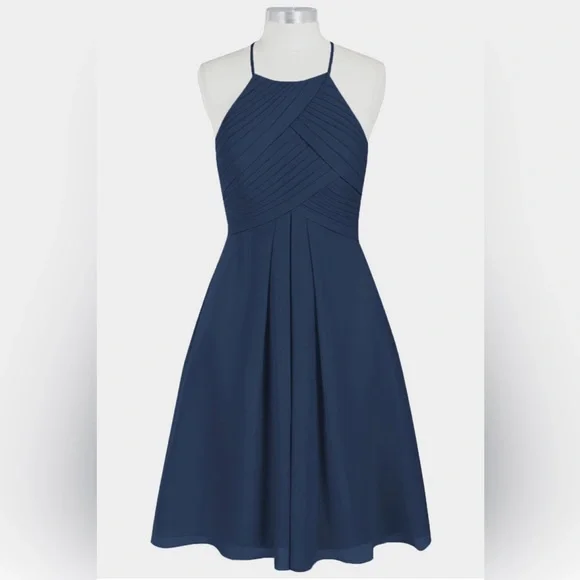 kouvr bridesmaid dresses Shona Joy - La Lune Ruched Halter Maxi Dress - Midnight main image 0